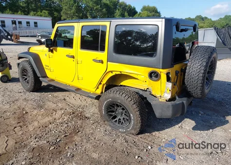 2015 Jeep Wrangler Unlimited Sport из США, поврежденный, VIN 1C4BJWDG0FL640653